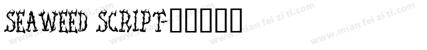 Seaweed Script字体转换